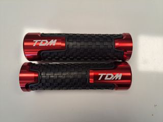 ΧΕΙΡΟΛΑΒΕΣ ΤΙΜΟΝΙΟΥ ΖΕΥΓΟΣ ΚΟΚΚΙΝΕΣ CNC YAMAHA TDM 850 900-thumb-1