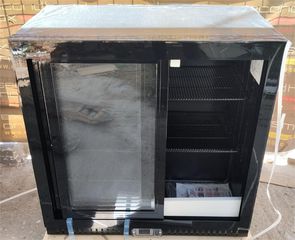 Ψυγείο Βιτρίνα Back Bar Με 2 Συρόμενες Πόρτες 212Lt 92x50,5x89,5Cm - Καινούργιο.