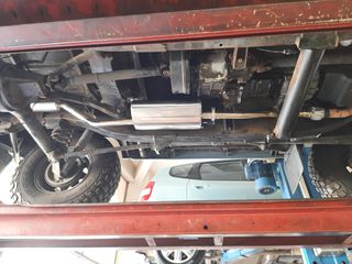 oλόκληρη εξάτμιση inox για Defender από Σκριβάνο
