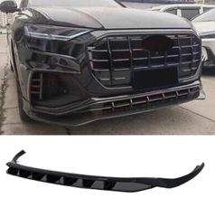 ΕΜΠΡΟΣ ΣΠΟΙΛΕΡ Front Bumper Spoiler  for Audi Q8 S-Line (2018-2023) Shiny Black