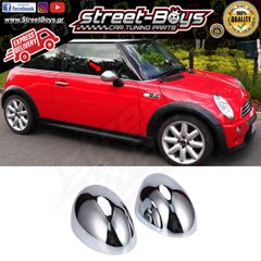 ΚΑΠΑΚΙΑ ΚΑΘΡΕΦΤΗ ΝΙΚΕΛ ΧΡΩΜΙΟ MINI COOPER R50 R52 R53 (2001-2006) | Street Boys - Car Tuning Shop |