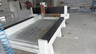 CNC Router για χάραξη και κοπή σε μάρμαρα & γρανίτες (Παντογράφος) 1300Χ2500Χ200mm