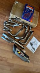 ARATA DELTA 1 titanium full exhaust HAYABUSA  & DNA air filter