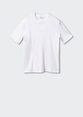 T-shirt Μπλούζα basic lightweight λευκή Slim Fit  μέγεθος XL