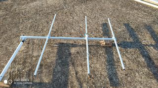 YAGI ANTENNA  GAMMA MATCH ΤΡΙΩΝ (3) ΣΤΟΙΧΕΙΩΝ ΕΚΠΟΜΠΗΣ FM ΜΑΖΙ ΜΕ ΚΟΝΕΚΤΟΡΑ ΤΥΠΟΥ '' 7/16 ''.