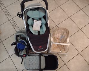 Καρότσι Σύστημα Μεταφόρας Motherbaby Genius 3 in1 Mint 0-20kg