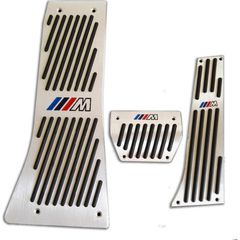 Σετ Πεταλιέρες Αυτοκινήτου BMW ///M για ΑΥΤΟΜΑΤΑ ~~SILVER~~