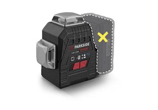 PARKSIDE PERFORMANCE 3x 360° 20 V  Crossline laser  Αλφάδι Μπαταρίας  *χωρίς μπαταρία και φορτιστή