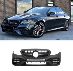 ΠΡΟΦΥΛΑΚΤΗΡΑΣ ΕΜΠΡΟΣ Mercedes E-Class W213 (2016-up) E63 AMG Design Black Edition. ΕΤΟΙΜΟΠΑΡΑΔΟΤΑ