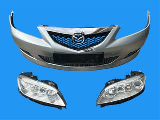 MAZDA 6 GG 2002-2005 ΜΕΤΑΧΕΙΡΙΣΜΕΝΑ ΑΝΤΑΛΛΑΚΤΙΚΑ ( Μουράκι εμπρός κομπλέ με ψυγεία κατάλληλα για αυτοκίνητα με κινητήρες βενζίνης )