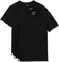 Φανελάκια Lacoste 100% Cotton Regular Fit V-neck T-shirts Χρώμα Μαύρο Μέγεθος XL Τεμάχια 3