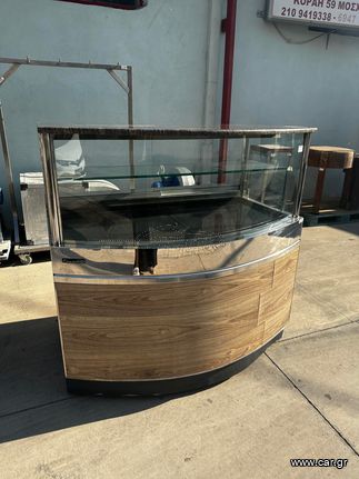 Ψυγείο βιτρίνα με οβάλ πρόσοψη (Α3235)