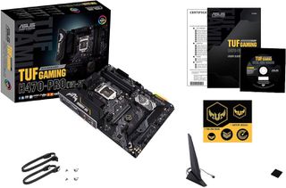 Asus TUF Gaming H470 Pro WiFi Motherboard ATX με Intel 1200 Socket + Intel Core i5-10600K 4.1GHz Επεξεργαστής 6 Πυρήνων για Socket 1200 σε Κουτί