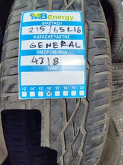 Καλοκαιρινά ελαστικά 4αδα General 215/65R16