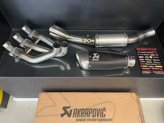 ΟΛΟΣΩΜΗ ΕΞΑΤΜΙΣΗ AKRAPOVIC TRIUMPH TIGER 660 , TRIDENT 660 , DAYTONA 660