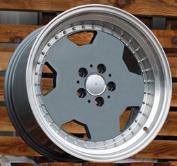 MERCEDES 17x9.5  5X112  ET  25  66.6  Graphite+Polished Lip (GRPL)    (MONOBLOCK Style)