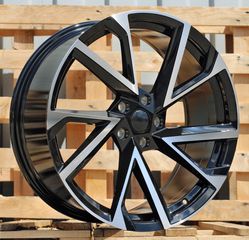 SKODA   17x7  5X112  ET  40  57.1  FE181   Black Polished