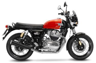 ΛΥΡΗΣ LEOVINCE ΤΕΛΙΚΟ ΕΞΑΤΜΙΣΗΣ STAINLESS STEEL ΓΙΑ ROYAL ENFIELD CONTINENTAL GT/INTERCEPTOR 650 RACER BLACK EDITION, 15007BU