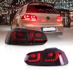 ΦΑΝΑΡΙΑ ΠΙΣΩ Taillights Full LED VW GOLF 6 VI R 20 FULL LED Sequential Dynamic Turning Lights