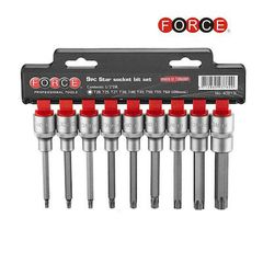 Καρυδάκια αλλεν torx 1/2'' μακριά FORCE σετ 9 τεμαχίων 40913L