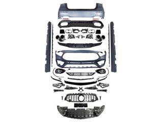 Full body kit άριστης ποιότητας abs για Mercedes a class h/b 2018+ με όλα τα απαραίτητα για τοποθέτηση έτοιμα όλα ασταρομένα