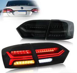 ΦΑΝΑΡΙΑ ΠΙΣΩ Full LED 11-14 Volkswagen Jetta/Sagitar 6th Gen (A6) Tail Lights With Sequential Turn Signal