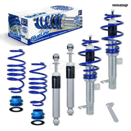 Ρυθμιζόμενη Ανάρτηση Kαθ Ύψος JOM Blueline Κιτ Coilover για Ford Fiesta JH / JD (2001-2008) - 4 Τμχ. - (741108)