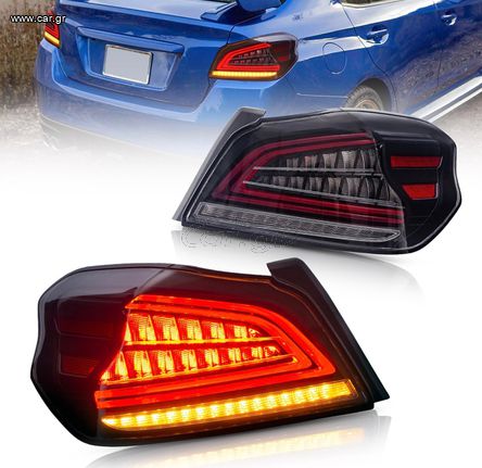 ΦΑΝΑΡΙΑ ΠΙΣΩ LED Taillights 15-21 Subaru WRX & WRX STI. With Sequential Turn Signal