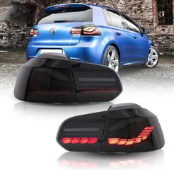 ΦΑΝΑΡΙΑ ΠΙΣΩ Taillights 08-14 VW Golf MK6 OLED Tail Lights With Dynamic Welcome Lighting (GTS Style)