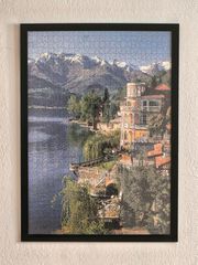 Puzzle σε κορνίζα - Ravensburger  "Lago di Como in Switzerland" - ESCAPETHESS