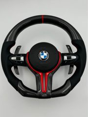 BMW M ΤΙΜΟΝΙ γνήσιο carbon με όλα τα BMW F SERIES  για χειροκίνητο αλλά και αυτόματο με ή χωρίς paddles με αερόσακο