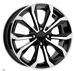 RENAULT STYLE ΖΑΝΤΕΣ ΚΑΙΝΟΥΡΓΙΕΣ ΣΕΤ 6,5Χ16 4Χ100Κ ΕΤ35 ΔΙΑΜΑΝΤΕ ΜΑΥΡΟ