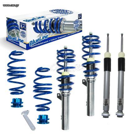 Ρυθμιζόμενη Ανάρτηση Kαθ Ύψος JOM Blueline Κιτ Coilover για Seat Leon 5F - 4 Τμχ. - (741169