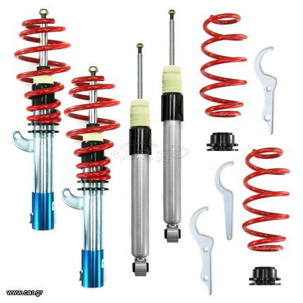 Ρυθμιζόμενη Ανάρτηση Kαθ Ύψος Redline Κιτ Coilover για VW Golf 5 Plus/ Variant 1.4/ TSi/ 1.6/ 2.0/ 2.0T/ DSG/ 1.9TDi Ø 50/55 mm