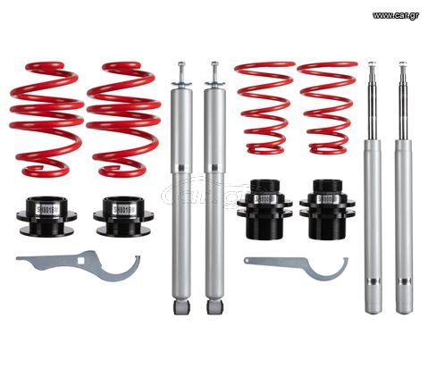 Ρυθμιζόμενη Ανάρτηση Kαθ Ύψος Redline Κιτ Coilover για BMW E30 316/316i/318i/320i/323i/325i/324D/TD, 11,82-1,91, αμορτισέρ μόνο 51 χλστ.