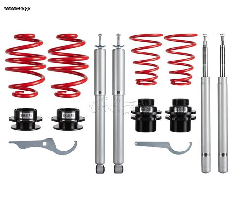 Ρυθμιζόμενη Ανάρτηση Kαθ Ύψος Redline Κιτ Coilover για BMW E30 Touring/ Cabrio 316/316i/318i/320i/323i/325i/324D/TD, 5,86-5,93, μόνο 51 χλστ...