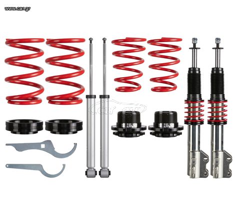 Ρυθμιζόμενη Ανάρτηση Kαθ Ύψος Redline Κιτ Coilover για BMW Σειρά 1 (F20/21), 114/ 116/ 118/ 120/ 125, 2011-, ακατάλληλη για xDrive