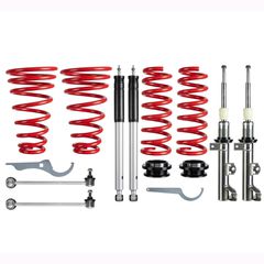 Ρυθμιζόμενη Ανάρτηση Kαθ Ύψος Redline Κιτ Coilover για Mercedes C-Class (W203) Limo C180/ C200/ C220/ C230/ C240/ C270/ C280/ C320, 00-07, Coupe (CL203) C160/ C180/ C200/ C230/ C202