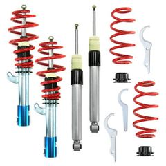 Ρυθμιζόμενη Ανάρτηση Kαθ Ύψος Redline Κιτ Coilover για VW Golf 5 1.4, 1.4 TSi, 1.6, 2.0, 2.0T / DSG, 1.9TDi έτος 2003 - 2008, ακατάλληλο για μοντέλα με τετρακίνηση