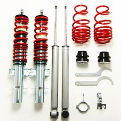 Ρυθμιζόμενη Ανάρτηση Kαθ Ύψος Redline Κιτ Coilover για VW Polo Type 6R 1.2, 1.4, 1.6, 1.4 TDi, 1.6TDi, από το έτος 2009-