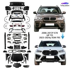 BMW X5 E70 2006-2013  BODYKIT TO G05 G18 X5 COMPETITION 2024 BODYKIT