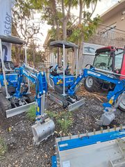 Εκσκαφάκι (διαβολάκι) Graecus 2025 Μίνι τσαπάκι 1.2T, Diesel, με περιστροφή στην μπούμα, πτυσσόμενες ερπύστριες και πλαϊνοί μοχλοί χειρισμού EB12-PRO-thumb-1