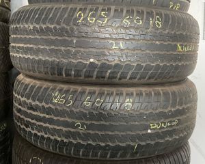 2 ελαστικά 265/60-18 Dunlop dot 2021