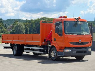 Γερανοί - Φορτηγά Με Γερανό Renault 2008 MIDLUM 220 DXI * PLATFORM 7,20m * FASSI F80A.23-thumb-2