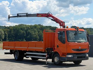 Γερανοί - Φορτηγά Με Γερανό Renault 2008 MIDLUM 220 DXI * PLATFORM 7,20m * FASSI F80A.23-thumb-1