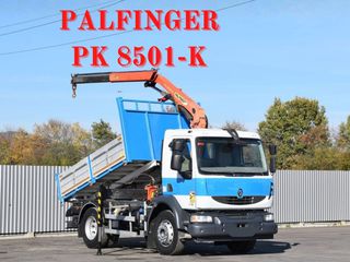 Ανατροπή Renault 2012 MIDLUM 270 DXI * TIPPER 3,50m * PK 8501-K/FUNK