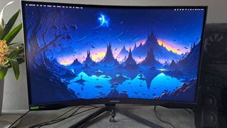 Samsung Odyssey G7 (LC27G75TQSRXEN) VA HDR Curved Gaming Monitor 27" QHD 2560x1440 240Hz με Χρόνο Απόκρισης 1ms GTG