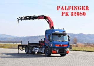 Γερανοί - Φορτηγά Με Γερανό Renault 2009 Premium 410 * ΠΛΑΤΦΟΡΜΑ 6,50μ * PK 32080/FUNK *