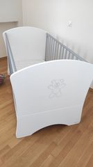 Casababy Κούνια Πολυμορφική Λευκή με Candia Στρώμα 70x140cm