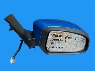 FORD FOCUS 2008-2011 ΜΕΤΑΧΕΙΡΙΣΜΕΝΑ ΑΝΤΑΛΛΑΚΤΙΚΑ ( καθρέπτης δεξιός πόρτας συνοδηγού ηλεκτρικός , θερμαινόμενος και με φλας με 6 καλώδια )